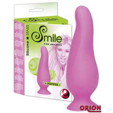 Smile Hopper втулка розовая, Анальная на присоске Smile Hopper втулка розовая, Анальная на присоске