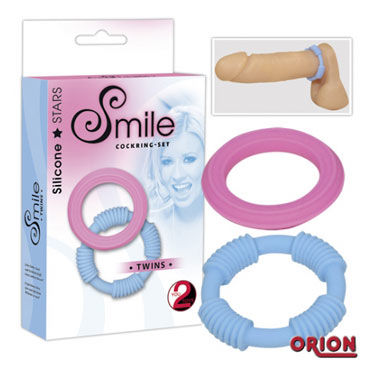 Smile Set, Набор эрекционных колец с вибрацией Smile Set, Набор эрекционных колец с вибрацией