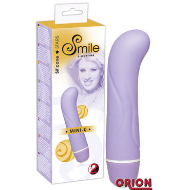 Smile Mini Silicone Vibe, фиолетовый, Компактный вибратор точки G Smile Mini Silicone Vibe, фиолетовый, Компактный вибратор точки G
