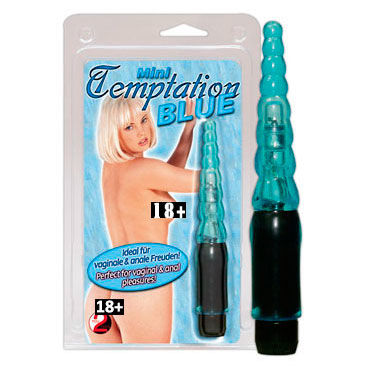 Temptation Blue, Компактный анальный вибратор Temptation Blue, Компактный анальный вибратор