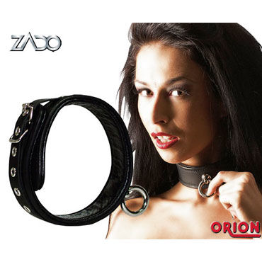Zado Bondage ошейник, Кожаный Zado Bondage ошейник, Кожаный