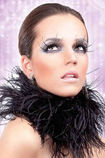 Baci Lashes, черный, Накладные ресницы с перьями Baci Lashes, черный, Накладные ресницы с перьями