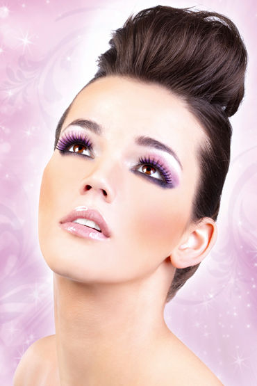 Baci Lashes, черно-фиолетовый, Накладные ресницы Baci Lashes, черно-фиолетовый, Накладные ресницы