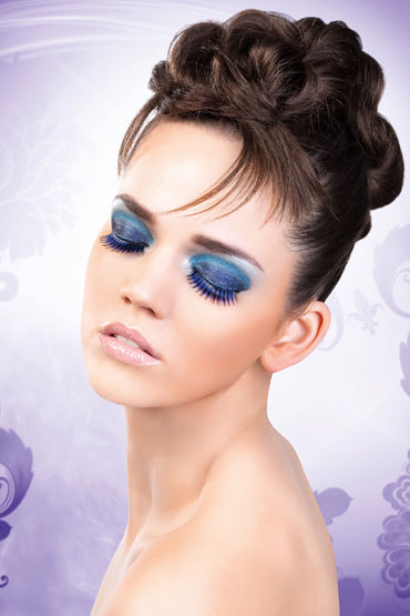 Baci Lashes, сине-фиолетовый, Длинные накладные ресницы Baci Lashes, сине-фиолетовый, Длинные накладные ресницы