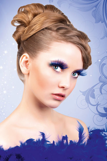 Baci Lashes, синий, Длинные накладные ресницы Baci Lashes, синий, Длинные накладные ресницы