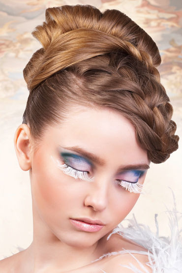 Baci Lashes, белый, Накладные ресницы с перьями Baci Lashes, белый, Накладные ресницы с перьями