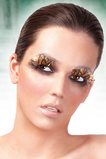 Baci Lashes, коричневый, Накладные ресницы с перьями Baci Lashes, коричневый, Накладные ресницы с перьями