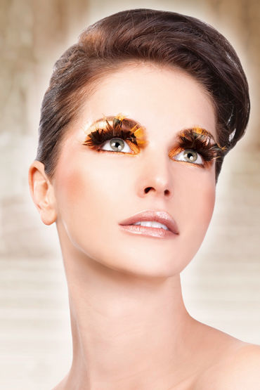 Baci Lashes, коричневый, Накладные ресницы с перьями Baci Lashes, коричневый, Накладные ресницы с перьями