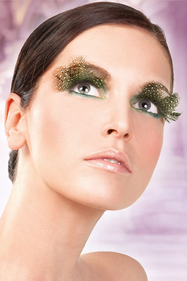 Baci Lashes, темно-зеленый, Накладные ресницы с перьями Baci Lashes, темно-зеленый, Накладные ресницы с перьями
