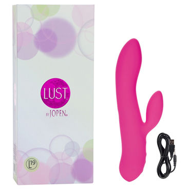 Jopen Lust L19, розовый, Вибромассажер с функцией ротации Jopen Lust L19, розовый, Вибромассажер с функцией ротации