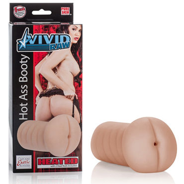 California Exotic Vivid Raw Hot Ass Booty, телесный, Мастурбатор-попка, с подогревающими вставками California Exotic Vivid Raw Hot Ass Booty, телесный, Мастурбатор-попка, с подогревающими вставками