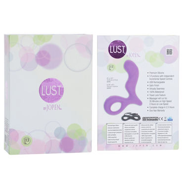 Jopen Lust L13, фиолетовый - Вибратор волнообразной формы - купить в секс шопе Jopen Lust L13, фиолетовый - Вибратор волнообразной формы - купить в секс шопе