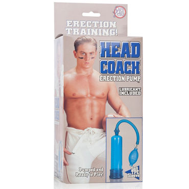 California Exotic Head Coach Penis Pump - Мужская вакуумная помпа - купить в секс шопе California Exotic Head Coach Penis Pump - Мужская вакуумная помпа - купить в секс шопе