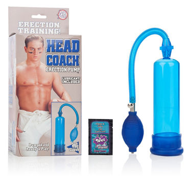 California Exotic Head Coach Penis Pump, Мужская вакуумная помпа California Exotic Head Coach Penis Pump, Мужская вакуумная помпа