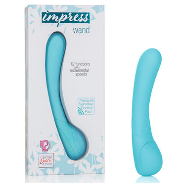 California Exotic Impress Wand, голубой, Гибкий вибратор California Exotic Impress Wand, голубой, Гибкий вибратор