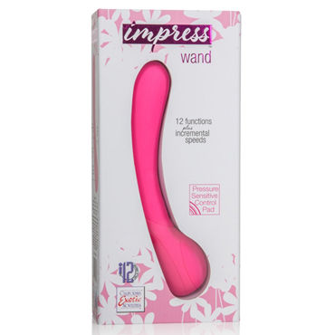 California Exotic Impress Wand, розовый - Гибкий вибратор - купить в секс шопе California Exotic Impress Wand, розовый - Гибкий вибратор - купить в секс шопе