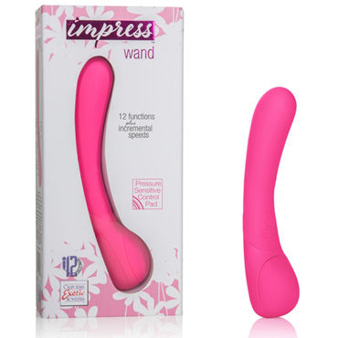 California Exotic Impress Wand, розовый, Гибкий вибратор California Exotic Impress Wand, розовый, Гибкий вибратор