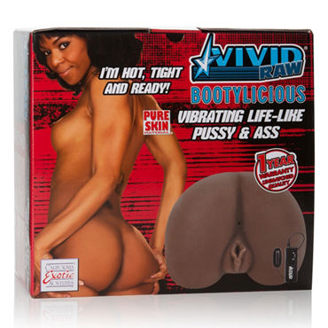 California Exotic Vivid Raw Bootylicious - Мастурбатор с вибрацией - купить в секс шопе California Exotic Vivid Raw Bootylicious - Мастурбатор с вибрацией - купить в секс шопе
