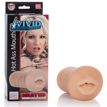 California Exotic Vivid Raw Hot Ass Mouth, Мастурбатор-ротик, с подогревающими вставками California Exotic Vivid Raw Hot Ass Mouth, Мастурбатор-ротик, с подогревающими вставками