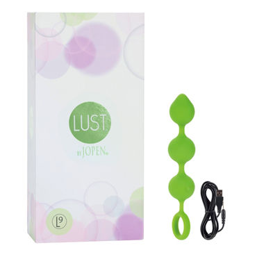 Jopen Lust L9, зеленый, Анальная виброцепочка Jopen Lust L9, зеленый, Анальная виброцепочка