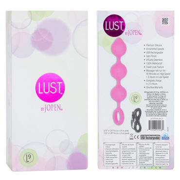 Jopen Lust L9, розовый - Анальная виброцепочка - купить в секс шопе Jopen Lust L9, розовый - Анальная виброцепочка - купить в секс шопе
