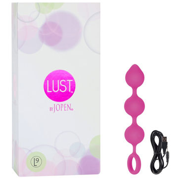 Jopen Lust L9, розовый, Анальная виброцепочка Jopen Lust L9, розовый, Анальная виброцепочка