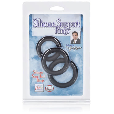 California Exotic Dr Joel Kaplan Silicone Support Rings - Набор эрекционных колец - купить в секс шопе California Exotic Dr Joel Kaplan Silicone Support Rings - Набор эрекционных колец - купить в секс шопе