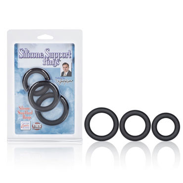 California Exotic Dr Joel Kaplan Silicone Support Rings, Набор эрекционных колец California Exotic Dr Joel Kaplan Silicone Support Rings, Набор эрекционных колец