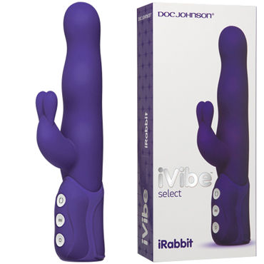 Doc Johnson iVibe Select iRabbit, фиолетовый, Вибратор с клиторальным отростком Doc Johnson iVibe Select iRabbit, фиолетовый, Вибратор с клиторальным отростком