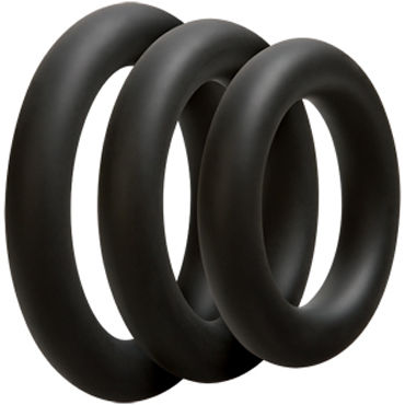 Doc Johnson Optimale 3 C-Ring Set Thick, черные - фото, отзывы Doc Johnson Optimale 3 C-Ring Set Thick, черные - фото, отзывы