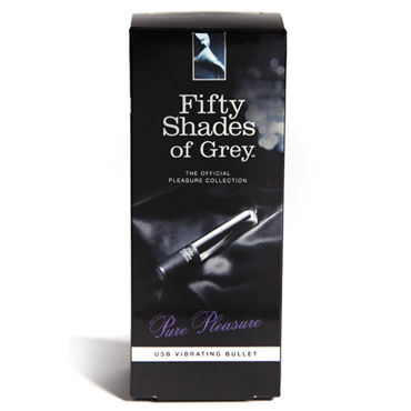 Fifty Shades of Gray Pure Pleasure, Вибропуля из коллекции '50 оттенков серого' и другие товары Fifty Shades of Grey с фото Fifty Shades of Gray Pure Pleasure, Вибропуля из коллекции '50 оттенков серого' и другие товары Fifty Shades of Grey с фото