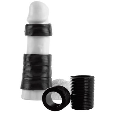 Pipedream Fantasy X-tensions Girth Gainer System, черный - фото, отзывы Pipedream Fantasy X-tensions Girth Gainer System, черный - фото, отзывы