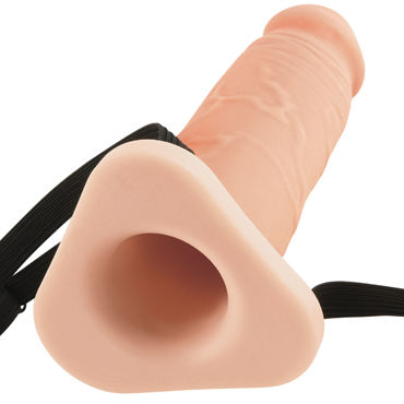 Pipedream Fantasy X-tensions 10" Silicone Hollow Extension, телесный, Фаллопротез реалистичной формы и другие товары Pipedream с фото Pipedream Fantasy X-tensions 10" Silicone Hollow Extension, телесный, Фаллопротез реалистичной формы и другие товары Pipedream с фото