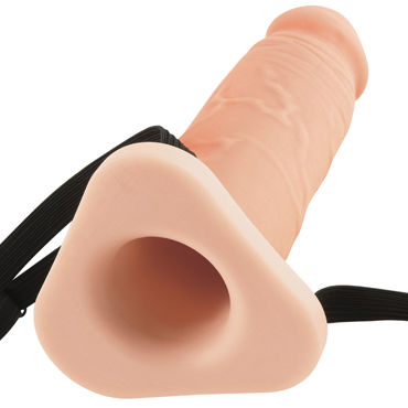 Pipedream Fantasy X-tensions 9" Silicone Hollow Extension, телесный, Фаллопротез реалистичной формы и другие товары Pipedream с фото Pipedream Fantasy X-tensions 9" Silicone Hollow Extension, телесный, Фаллопротез реалистичной формы и другие товары Pipedream с фото