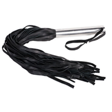Fetish Factory Leather Whip Metal, Плеть с металлической рукояткой Fetish Factory Leather Whip Metal, Плеть с металлической рукояткой