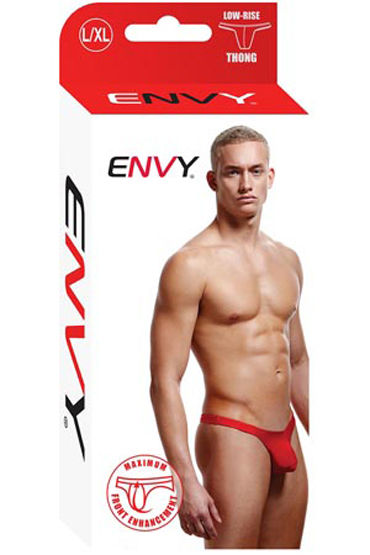 Envy Мужские трусы, красные - Тонги - купить в секс шопе Envy Мужские трусы, красные - Тонги - купить в секс шопе