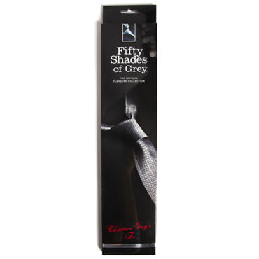 Fifty Shades of Grey Christian Greys Silver Tie, Фиксация в виде галстука Fifty Shades of Grey Christian Greys Silver Tie, Фиксация в виде галстука