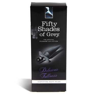Fifty Shades of Grey Delicious Fullness Vibrating Butt Plug - Анальная пробка с вибрацией - купить в секс шопе Fifty Shades of Grey Delicious Fullness Vibrating Butt Plug - Анальная пробка с вибрацией - купить в секс шопе