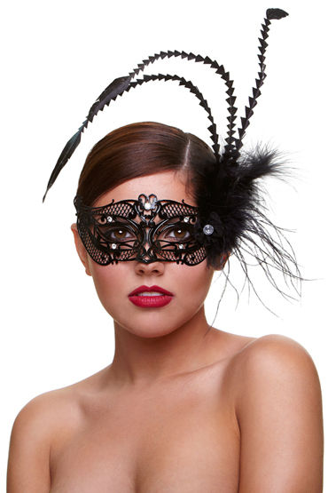 Baci Dreams Mask Fantasia, Маска со стразами и пухом Baci Dreams Mask Fantasia, Маска со стразами и пухом