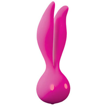 NS Novelties Go-Go Rabbit, розовый, Вибромассажер в форме кролика NS Novelties Go-Go Rabbit, розовый, Вибромассажер в форме кролика