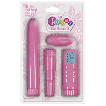 NS Novelties Pink Pleasure Kit, Набор вибростимуляторов NS Novelties Pink Pleasure Kit, Набор вибростимуляторов