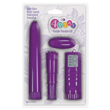 NS Novelties Pleasure Purple Kit, Набор вибростимуляторов NS Novelties Pleasure Purple Kit, Набор вибростимуляторов