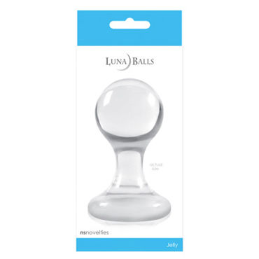 NS Novelties Luna Balls, прозрачная, Анальная пробка большая NS Novelties Luna Balls, прозрачная, Анальная пробка большая