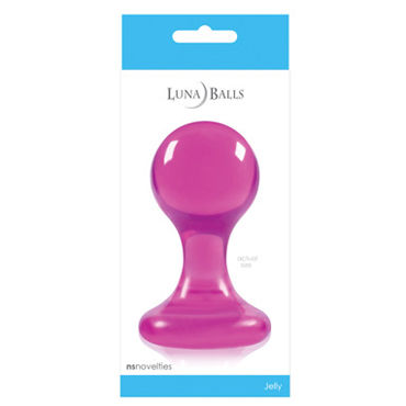 NS Novelties Luna Balls, розовая, Анальная пробка большая NS Novelties Luna Balls, розовая, Анальная пробка большая
