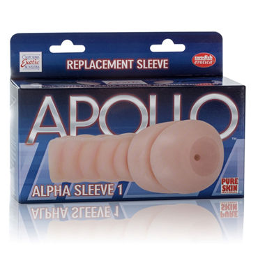 California Exotic Apollo Replacement Sleeve Alpha Sleeve 1 Gender Neutral - Мастурбатор-анус, вставка - купить в секс шопе California Exotic Apollo Replacement Sleeve Alpha Sleeve 1 Gender Neutral - Мастурбатор-анус, вставка - купить в секс шопе