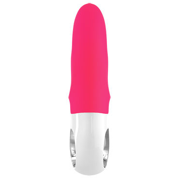 Fun Factory Miss Bi, розовый - Вибратор с двумя моторами для стимуляции клитора и точки G - купить в секс шопе Fun Factory Miss Bi, розовый - Вибратор с двумя моторами для стимуляции клитора и точки G - купить в секс шопе