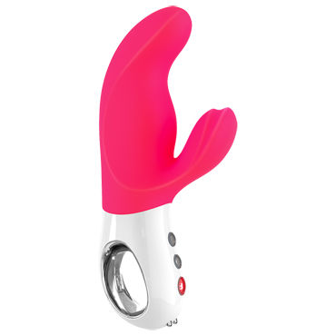 Fun Factory Miss Bi, розовый, Вибратор с двумя моторами для стимуляции клитора и точки G и другие товары Fun Factory с фото Fun Factory Miss Bi, розовый, Вибратор с двумя моторами для стимуляции клитора и точки G и другие товары Fun Factory с фото