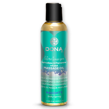 Dona Scented Massage Oil Naughty Aroma Sinful Spring, 125 мл, Массажное масло с ароматом "Шалость" Dona Scented Massage Oil Naughty Aroma Sinful Spring, 125 мл, Массажное масло с ароматом "Шалость"