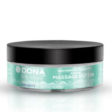 Dona Massage Butter Naughty Aroma Sinful Spring, 115 мл, Увлажняющий крем-масло с ароматом "Шалость" Dona Massage Butter Naughty Aroma Sinful Spring, 115 мл, Увлажняющий крем-масло с ароматом "Шалость"