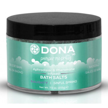 Dona Bath Salt Naughty Aroma Sinful Spring, 215 г, Соль для ванны меняющая цвет воды с ароматом "Шалость" Dona Bath Salt Naughty Aroma Sinful Spring, 215 г, Соль для ванны меняющая цвет воды с ароматом "Шалость"